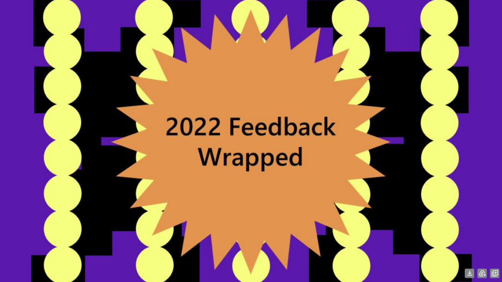 2022 Feedback Wrapped